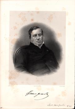 Pierre Petit (Photo.).; Lemoine (Engraver) - Saint-Marc Girardin. (B&W Engraving)