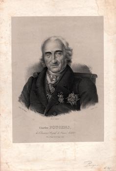 Ms. Maxlay (After, Artist); Langlume (Lith.).; Rougeot (Engraver) - Charles Pougens. (B&W Engraving)