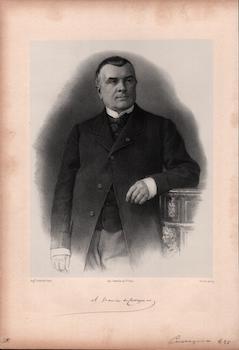 Pierson (Photo.).; Lemoine (Engraver) - Adolphe Granier de Cassagnac. (B&W Engraving)