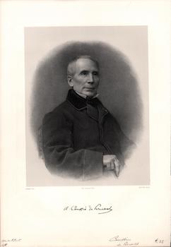 Pierre Petit (Photo.).; Lafosse (Engraver) - Armand-Pierre Caussin de Perceval. (B&W Engraving)