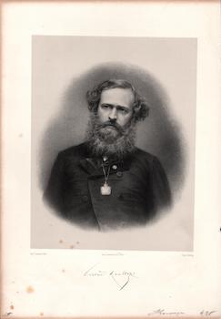 Carjat (Photo.).; Auguste Charles Lemoine (Engraver) - Arsne Houssaye. (B&W Engraving)