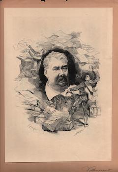 Item #70-1620 Villemessant. (B&W engraving). 19th Century European Artist