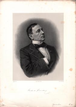 Pierre Petit (Photo.); Lafosse (Artist) - mile de Girardin. (B&W Engraving)