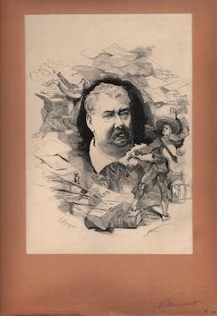 Item #70-1643 Villemessant. (B&W engraving). 19th Century European Artist