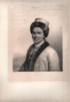 Item #70-1646 J. J. Rousseau. (B&W engraving). Mauzaisse . C. Motte, Artist, Engraver