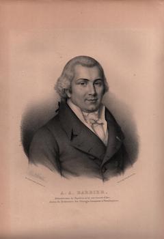 Item #70-1650 A. A. Barbier. (B&W engraving). Augustus Bry, Rosselin, Engraver, Editeur
