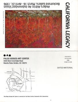Item #70-1658 California Legacy. (Invitation card and program for exhibition: March 16 - April...
