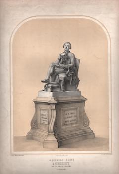 Item #70-1740 Monument Élevé à Gresset. (B&W engraving). De Lebel, Amiens, Artist, Engraver