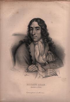 Item #70-1741 Billaut Adam. (B&W engraving). François-Séraphin Delpech, Engraver