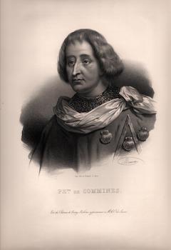 Item #70-1749 Philippe de Commines. (B&W engraving). François-Séraphin Delpech,...