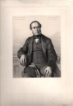 Item #70-1755 Louis Vitet. (B&W engraving). Louis Roux ., Alp Francois, Photo., Engraver
