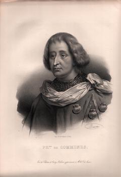 Item #70-1756 Philippe de Commines. (B&W engraving). François-Séraphin Delpech,...