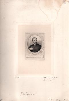 Item #70-1758 Paul Thureau Dangin. (B&W engraving). 19th Century European Artist