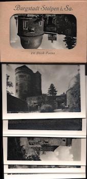 Item #70-1873 Photomappeansichten Burgstadt i. Sa. View Album of Burgstadt i. Sa. 20th Century...