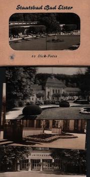 Item #70-1874 Photomappeansichten Staatsbad Bad Elster. View Album of Staatsbad. 20th Century...