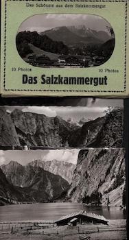 Item #70-1879 Photomappeansichten Das Salzkammergut. View Album of Salzkammergut. 20th Century German Photographer.