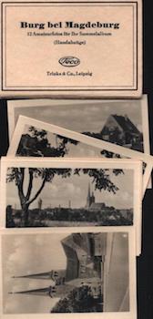 Item #70-1881 Photomappeansichten Burg bei Magdeburg. (View Album of Castle near Magdeburg). 20th...