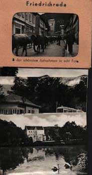Item #70-1888 Photomappeansichten Friedrichroda. (View Album of Friedrichroda). 20th Century...