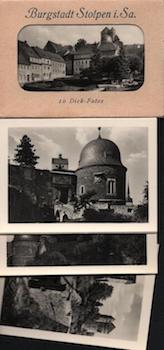Item #70-1900 Photomappeansichten Burgstadt Stolpen i. Sa. (View Album of Erlbach, Germany). 20th...