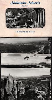 Item #70-1901 Photomappeansichten Sächsische Schweiz, Bastei. (View Album of Saxon Switzerland,...