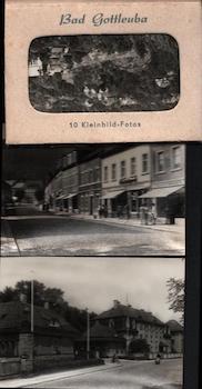 Item #70-1911 Photomappeansichten Bad Gottleuba. (View Album of 10 photos). 20th Century German...