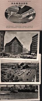 Item #70-1920 Photomappeansichten Hamburg. (View Album of Hamburg). Hans Hartz, Photo