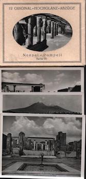 Item #70-1931 Photomappeansichten 12 Original Hochglanz Abzüge, Neapel. (View Album of Neapel)....