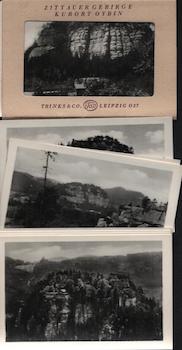 Item #70-1933 Photomappeansichten Zittauer Gebirge Kurort Oybin. (View Album of Zittau Mountains...