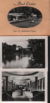 Item #70-1949 Photomappeansichten Bad Elster. View Album of Bad Elster). 20th Century German...