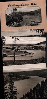 Item #70-1957 Photomappeansichten Saalburg, Saale, Thur. (View Album of Saalburg, Saale). 20th...