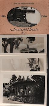 Item #70-1975 Photomappeansichten Saalfeld / Saale Thür. (View Album of Saalfeld / Saale Thür)....