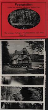 Item #70-1976 Photomappeansichten Feengrotten. (View Album of fairy grottoes). 20th Century German Photographer.