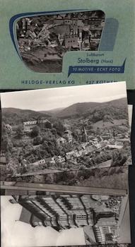 Item #70-2013 Photomappeansichten Stolberg (Harz). (View Album of Stolberg - Harz). 20th Century...