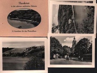 Item #70-2014 Photomappeansichten Buckow in der schönen märkischen Schweiz. (View Album of...
