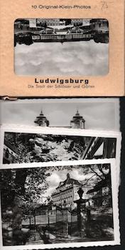 Item #70-2017 Photomappeansichten Ludwigsburg. (View Album of Ludwigsburg). 20th Century German...