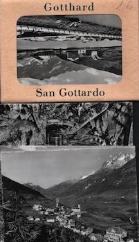 Item #70-2019 Photomappeansichten Gotthard, San Gottardo. (View Album of Gotthard, San Gottardo)....