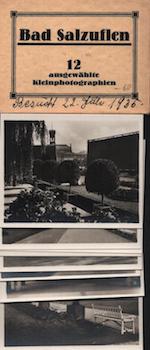 Item #70-2037 Photomappeansichten Bad Salzuflen. (View Album of Bad Salzuflen). 20th Century...