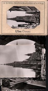 Item #70-2049 Photomappeansichten Ulm/Donau. (View Album of Ulm/Donau). 20th Century German...