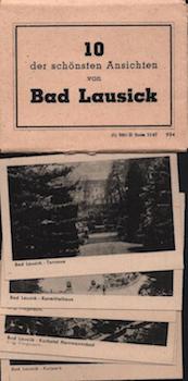 Item #70-2074 Photomappeansichten Bad Lausick. (View Album of Bad Lausick). 20th Century German...