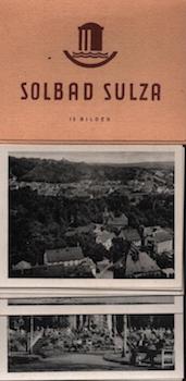 Item #70-2096 Photomappeansichten Solbad Sulza. (View Album of Solbad Sulza). 20th Century German...