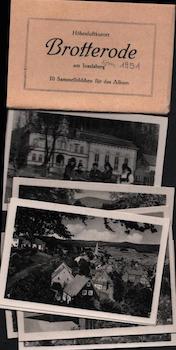Item #70-2103 Photomappeansichten Höhenluftkurort Brotterode am Inselsberg. (View Album of 10...