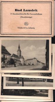 Item #70-2111 Photomappeansichten Bad Lausick. (View Album of Bad Lausick). 20th Century German...