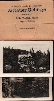 Item #70-2113 Photomappeansichten Zittauer Gebirge. (View Album of Zittauer Gebirge). 20th...