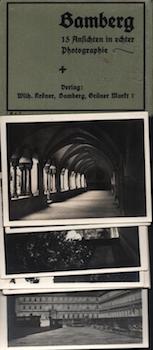 Item #70-2120 Photomappeansichten Bamberg. (View Album of Bamberg). 20th Century German Photographer
