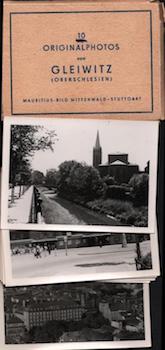 Item #70-2121 Photomappeansichten Gleiwitz. (View Album of Gleiwitz). 20th Century German...
