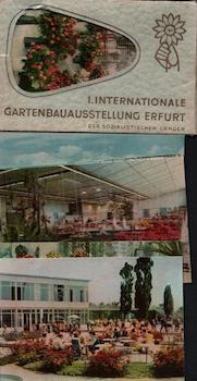 Item #70-2122 Photomappeansichten 1. Internationale Gartenbauausstellung Erfurt. (View Album of 1st International Horticultural Exhibition in Erfurt). 20th Century German Photographer.