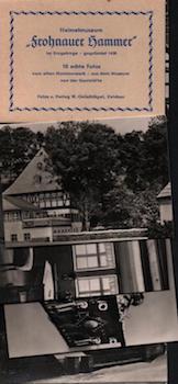 Item #70-2124 Photomappeansichten Heimatmuseum Frohnauer Hammer. (View Album of Local history...
