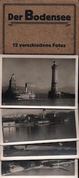 Item #70-2137 Photomappeansichten Der Bodensee. (View Album of Lake Constance). 20th Century...