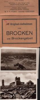 Item #70-2158 Photomappeansichten Brocken und Brockengebiet. (View Album of Brocken and Brocken...