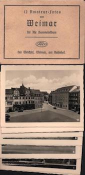 Item #70-2182 Photomappeansichten Weimar. (View Album of Weimar.). 20th Century German Photographer